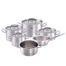 Bộ Nồi Fissler Original Profi Collection Saucepan 6 Món kèm xửng hấp