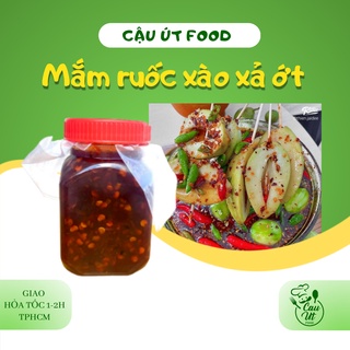 Mắm ruốc xào, Mắm ruốc sả ớt chấm xoài cóc, Ăn vặt Cậu Út Food