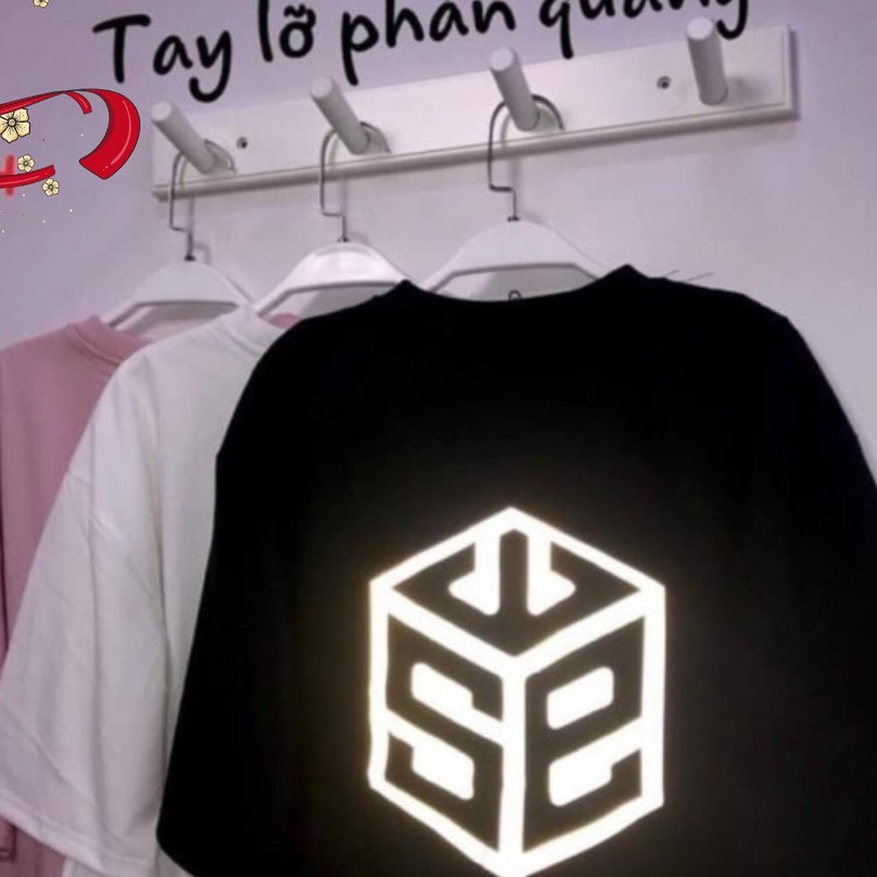 Áo Thun Tay Lỡ phản quang SWEForm Rộng Unisex Áo Thun Nam Nữ Phản Quang 7 Màu Đa Sắc