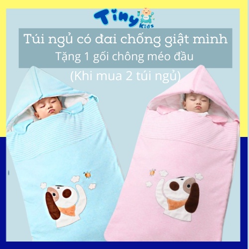 Túi Ngủ Chống Giật Mình Cho Bé Chăn Quấn Cho Bé Ngủ Ngon - Tiny Kids