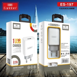 Bộ sạc Earldom ES - 197 Dùng cho các dòng máy Iphone, Samsung, Oppo, Xiaomi, Vivo