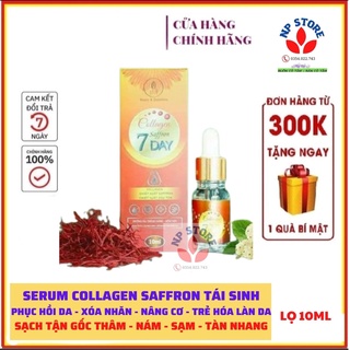 Serum collagen Saffron tái sinh 7Days Olic mẫu mới chính hãng