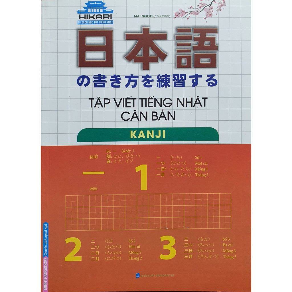 Sách - Tập Viết Tiếng Nhật Căn Bản Kanji