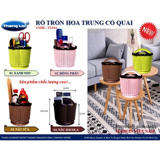 Rổ nhựa vuông rổ nhựa tròn có quai xách - Giỏ nhựa Thắng Lợi