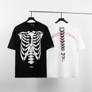 Áo thun tay lỡ The Bad God Skeletal tee