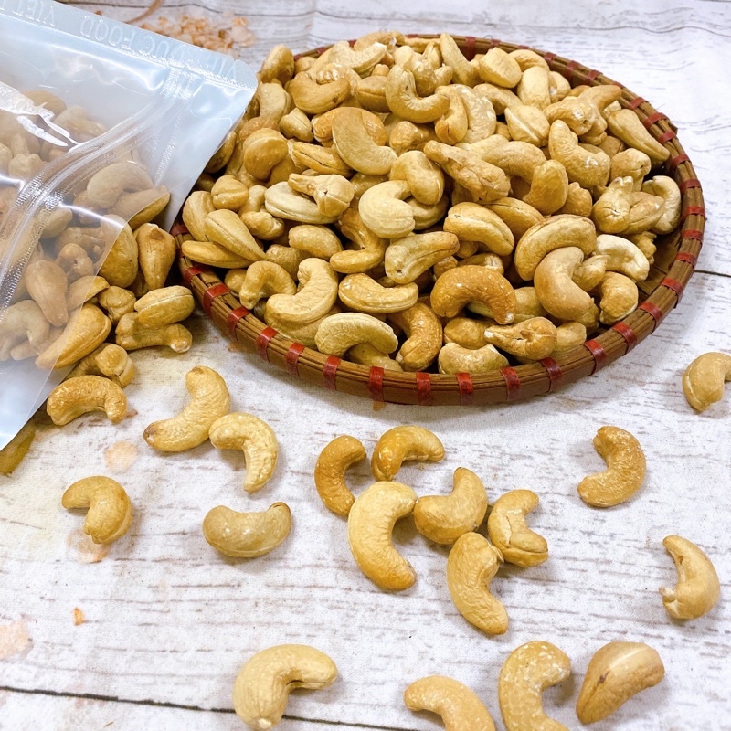 Hạt điều nguyên sạch vỏ rang không muối 500g
