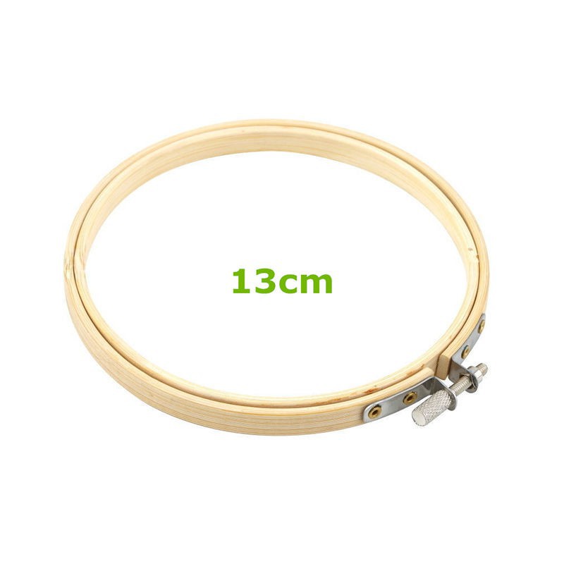 Wooden Diy Embroidery Cross Stitch Machine Embroidery Hoop Bamboo Circle