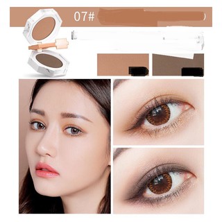 Phấn mắt Maycreate 3 tầng 2 mầu kèm gương vân đá