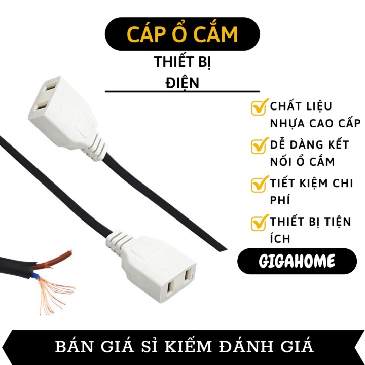 Phích Cắm Điện GIGAHOME Cáp Ổ Cắm Kết Nối Dây Điện Bị Hỏng, Cách Nhiệt Tốt 6290