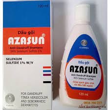 Dầu gội đầu loại sạch gàu Azasun 1% 120ml