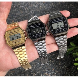 Đồng hồ Casio A168 dây thép hàng chính hãng