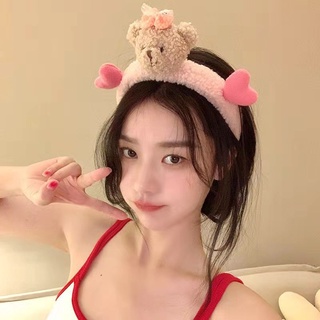 Băng Đô Cài Tóc Hình Gấu Bông Dễ Thương Phong Cách Hàn Quốc