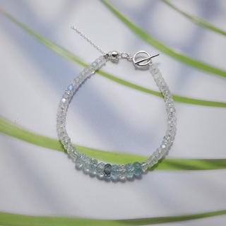 Vòng tay Moonstone Aquamarine