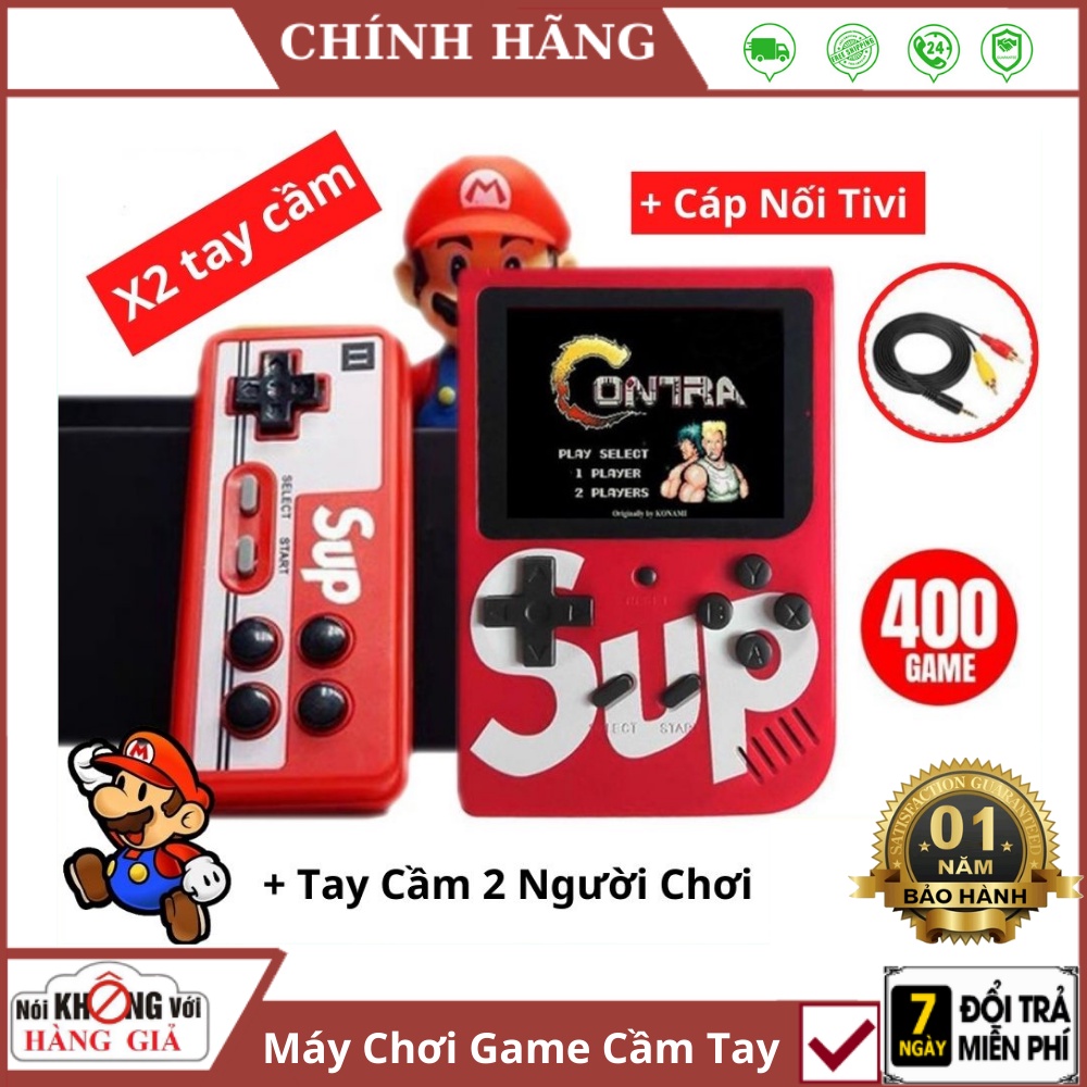 Máy Chơi Game Cầm Tay Sup Plus  FREESHIP  400 trò chơi huyền thoại, chơi game điện tử 4 nút cao cấp giá rẻ - Thuyduyen