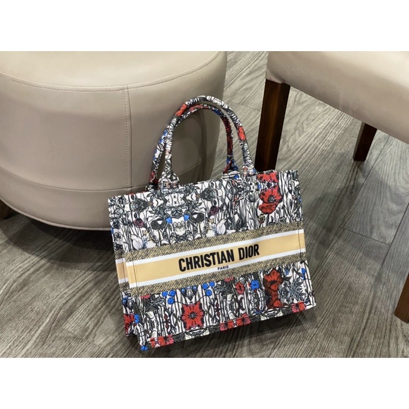 Túi xách dior size 34cm xinh xắn có khoá kéo miệng