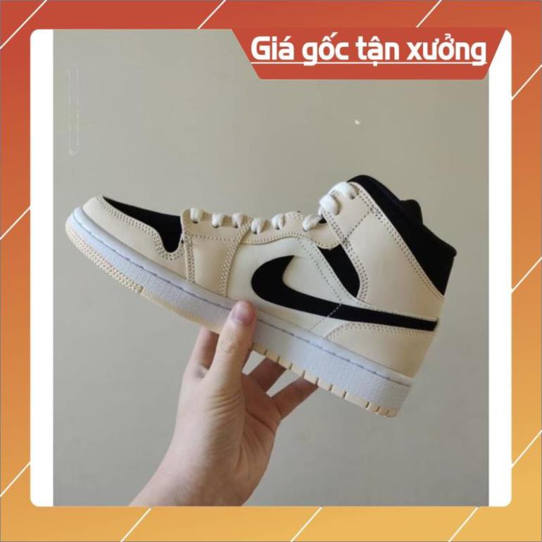 GIÀY THỂ THAO SNEAKER JORDAN 1 MID BARELY ORANGE SIZE NAM NỮ HÀNG CAO CẤP HOT TREND
