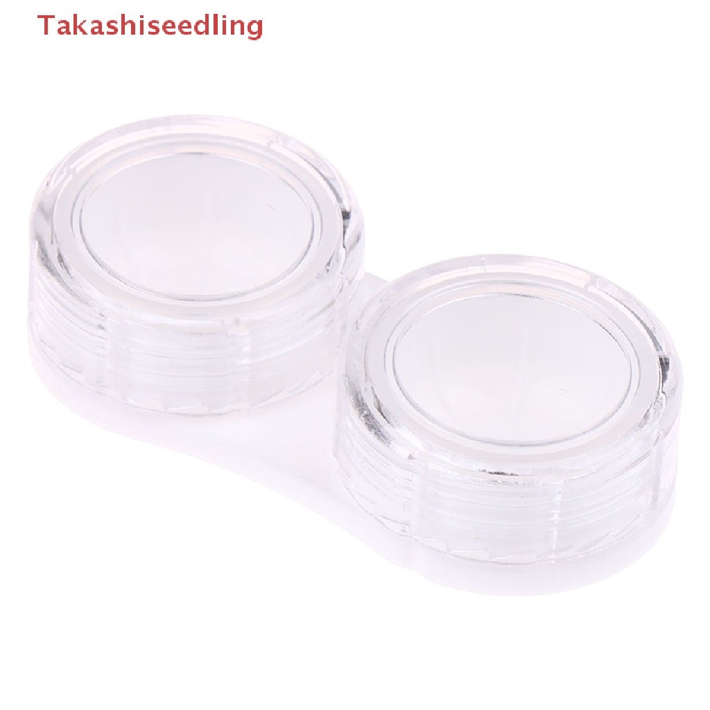 1 Hộp Đựng Kính Áp Tròng Màu Trơn Thời Trang