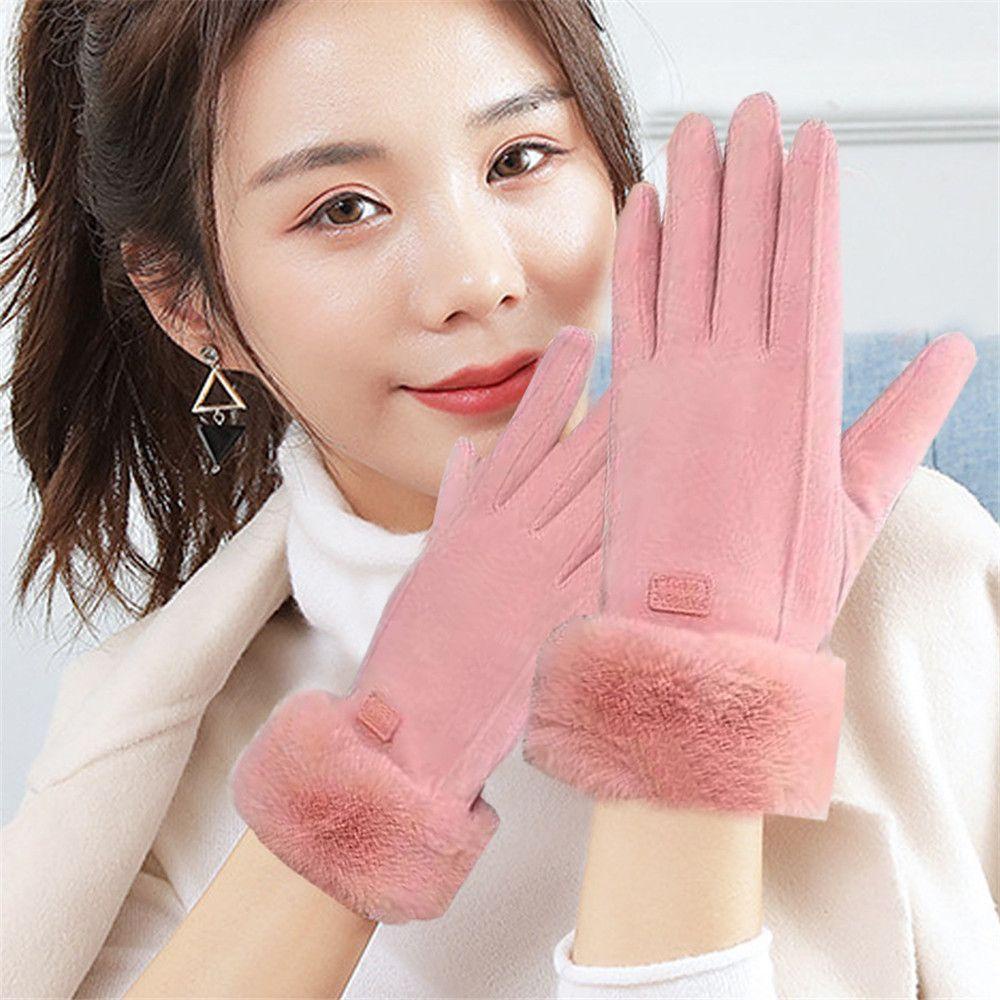 1 Đôi Găng Tay Lái Xe Dày Chống Gió Hở Ngón MIHAN1