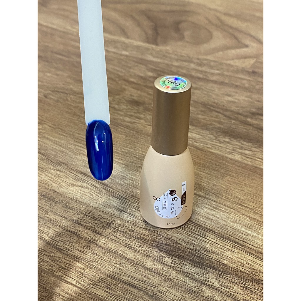 Sơn gel xanh coban Nhật màu HOT cho năm 2021
