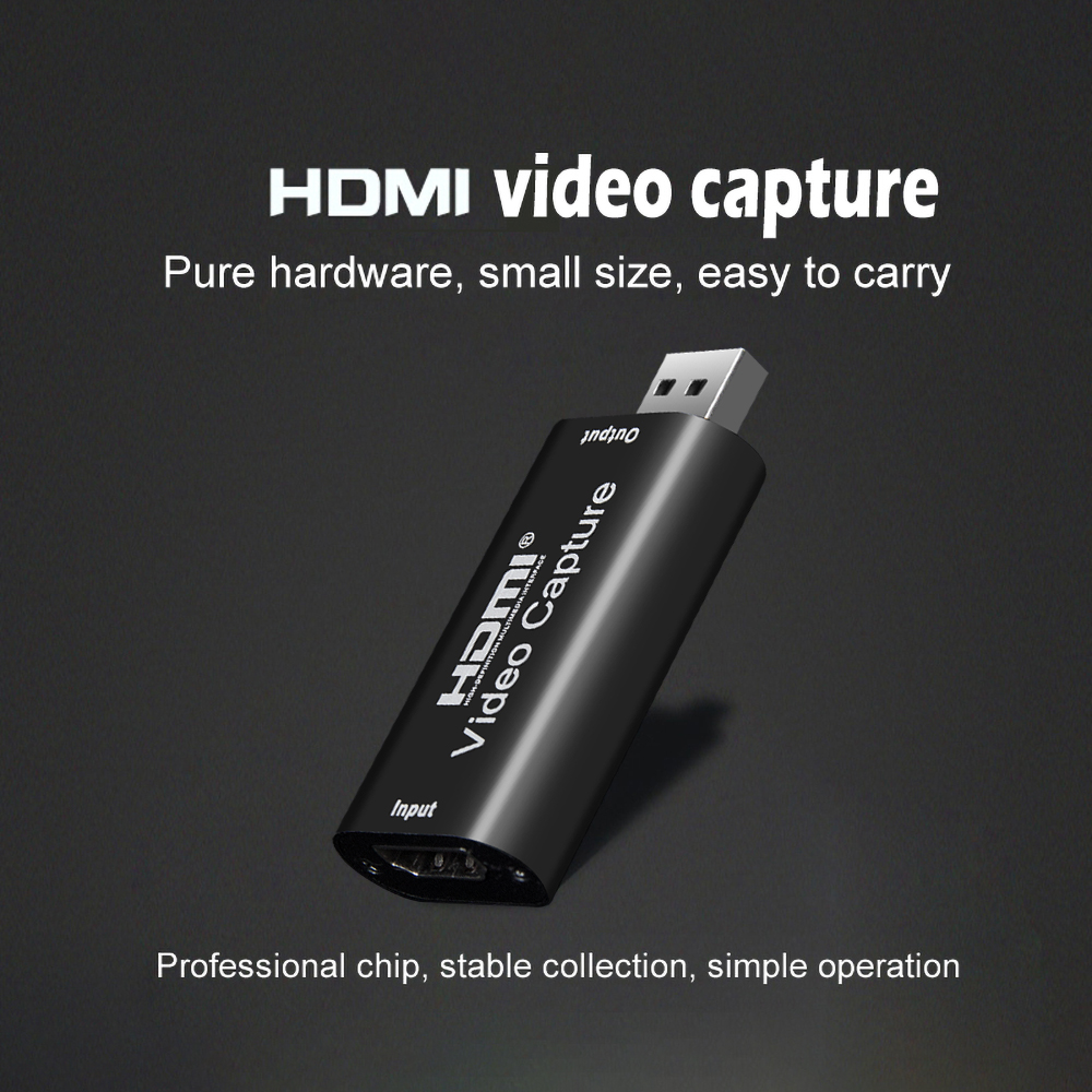 Đầu thu tín hiệu video HD 1080P HDMI sang USB 2.0 kèm phụ kiện tiện dụng