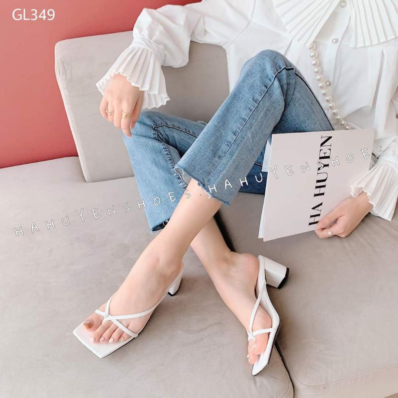 Dép bigsize xỏ ngón gót vuông size 35-45