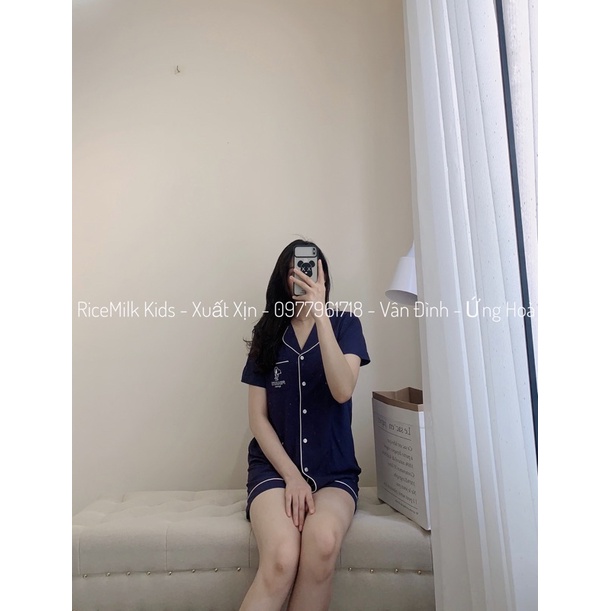 Bộ pyjama đùi xuất dư xịn cho nữ nhiều màu