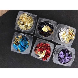 Set foi ẩn nail set foi giấy bạc đủ màu