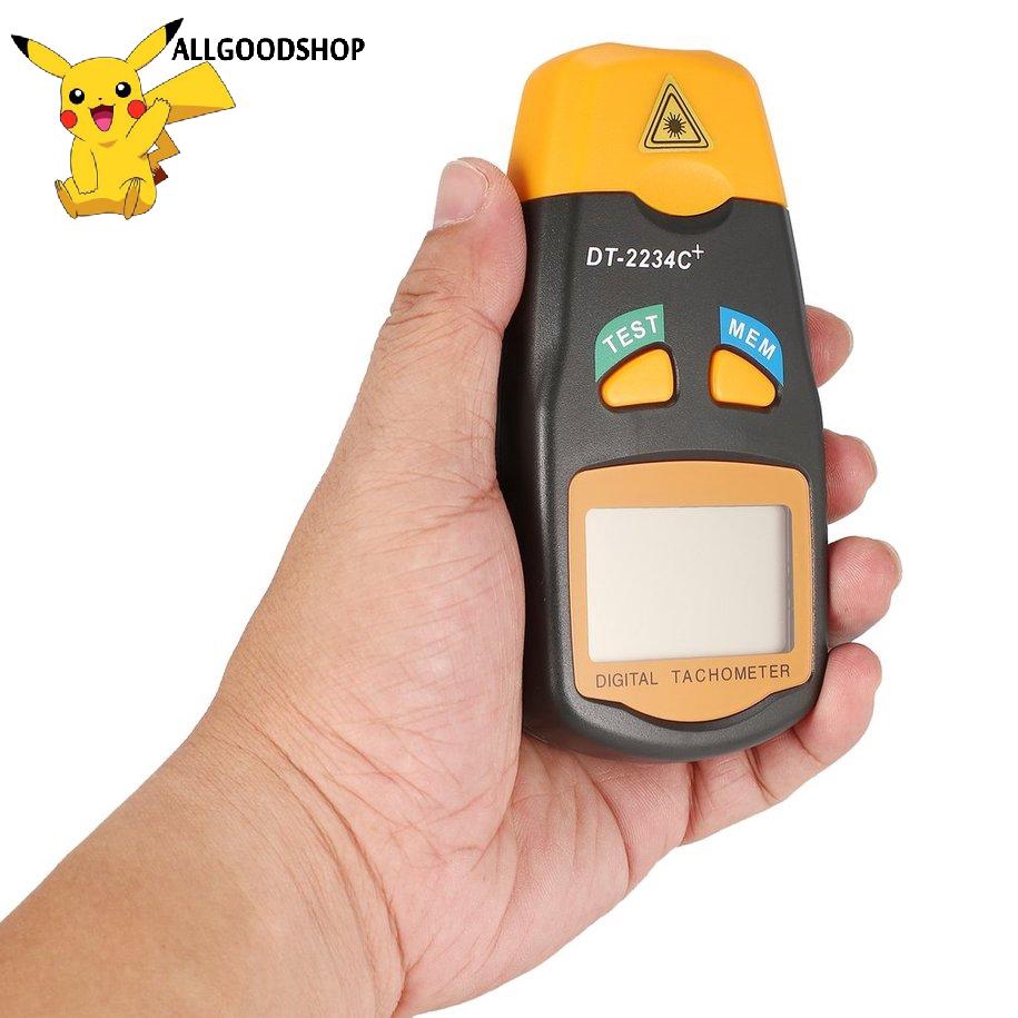 Máy đo tốc độ vòng quay kỹ thuật số màn hình LCD bằng tia laser không tiếp xúc DT2234C+