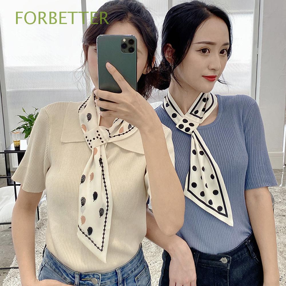 Khăn Lụa Phong Cách Hàn Quốc Cho Nữ