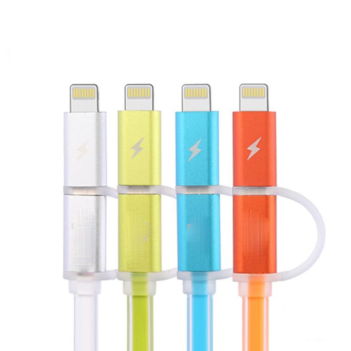 AN Cáp 2in1 dây sạc và micro usb