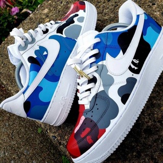 Giày force 1 custom 3 màu