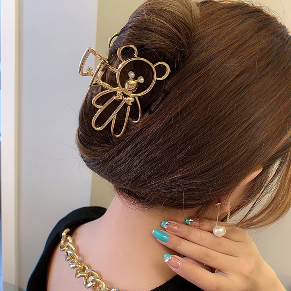 [Hàng mới về] Kẹp Tóc Dạng Hàm Cá Mập Kích Thước Lớn Thời Trang Mùa Hè Cho Nữ