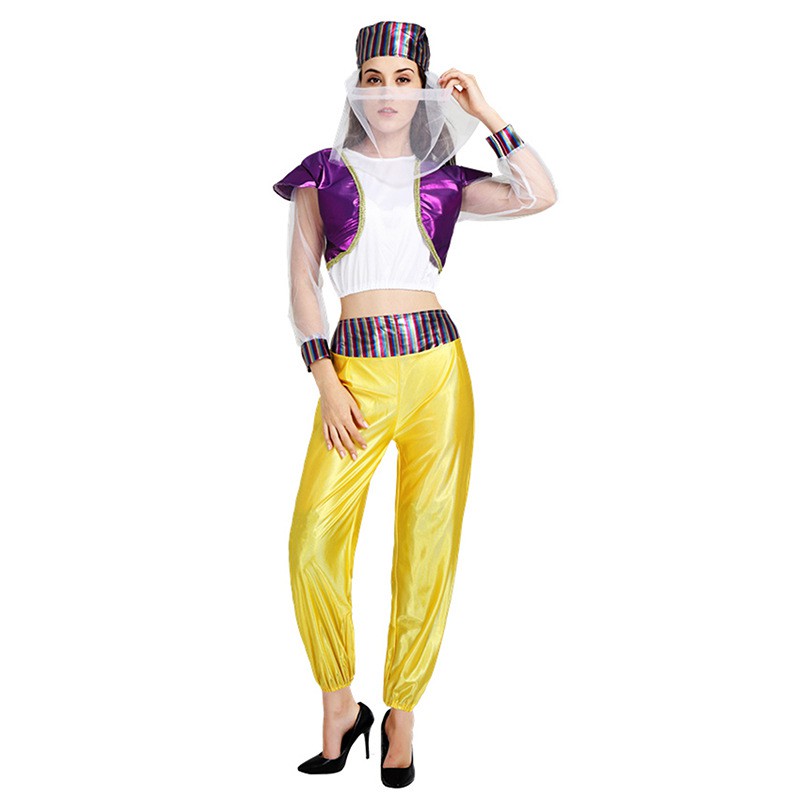 Bộ Đồ Hóa Trang Công Chúa Aladin Jasmine Trong Aladdin Và Cây Đèn Thần Dành Cho Người Lớn