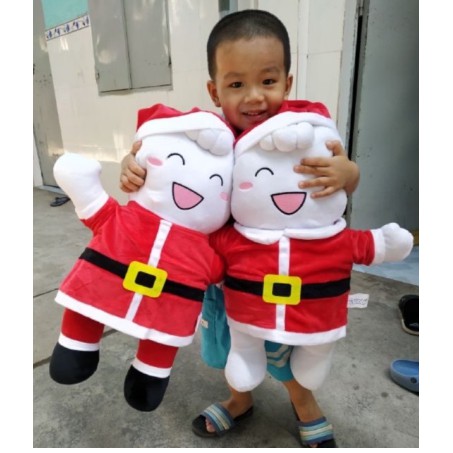 Gấu bông Bobby Ông già noel siêu yêu có nhạc_70cm