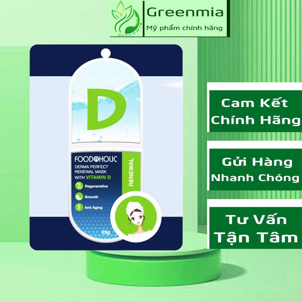 Ngừa Lão Hóa Phục Hồi Da Derma Perfect Renewal Mask With Vitamin D 23g