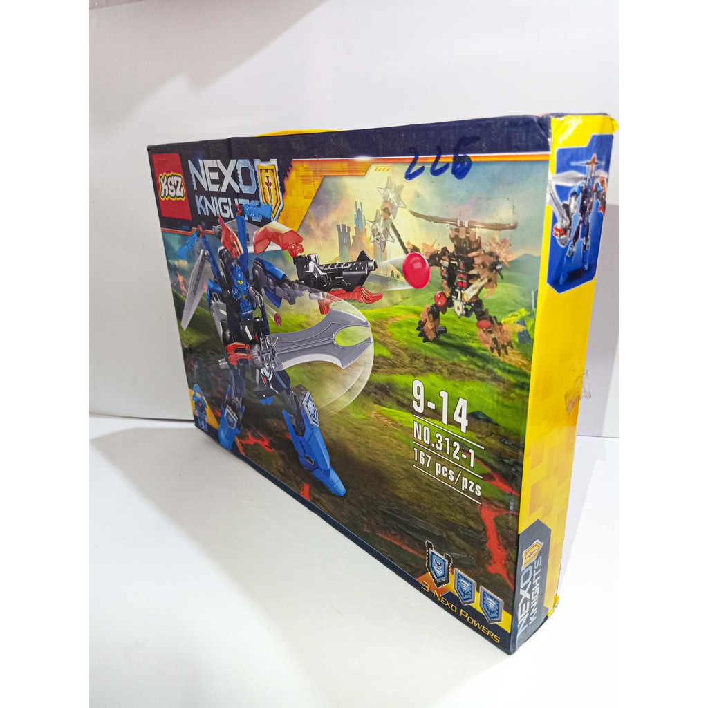 bộ lego lắp ghép nexo knight 167 chi tiết - 312-1