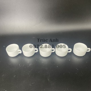 Chén trắng uống nước giá rẻ
