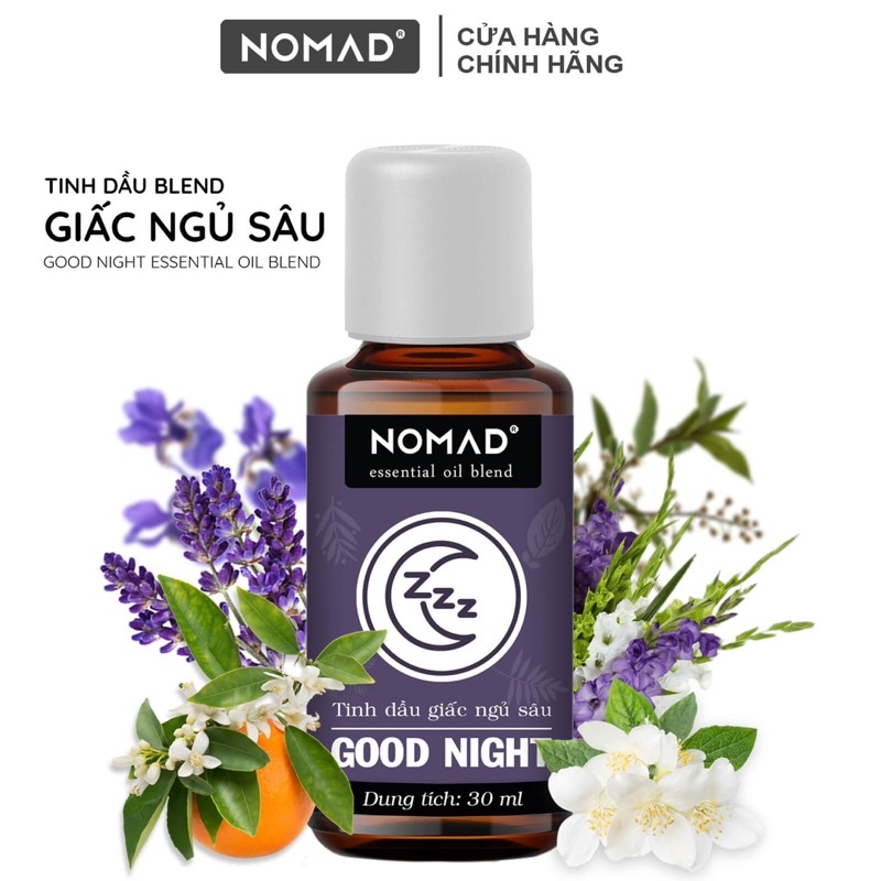 Tinh dầu Ngủ Ngon Thư Giãn Nomad Essential Oils Blend Good Night 10/50ml