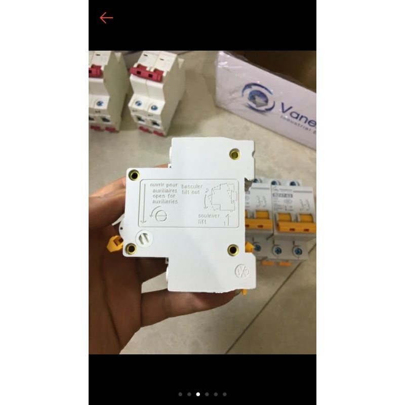 CB 32A 2 cực, cầu dao tự động dân dụng, thiết bị bảo vệ hệ thống điện