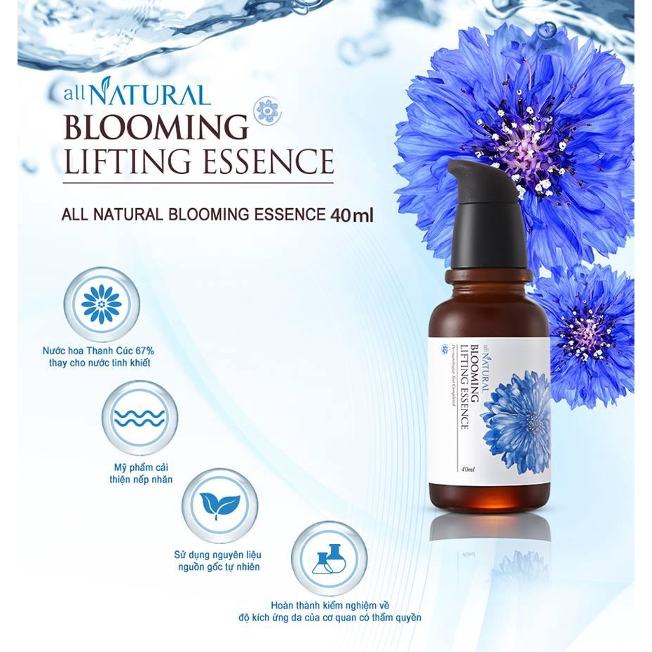 Tinh Chất Hoa Thanh Cúc Chống Lão Hóa, Dưỡng Căng Da All Natural Blooming Lifting Essence 40ml