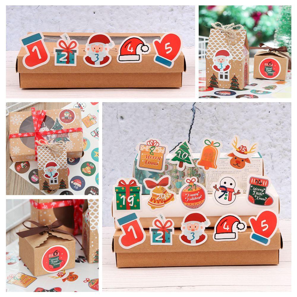 ESPO Nhãn Dán Trang Trí Túi Kẹo Giáng Sinh