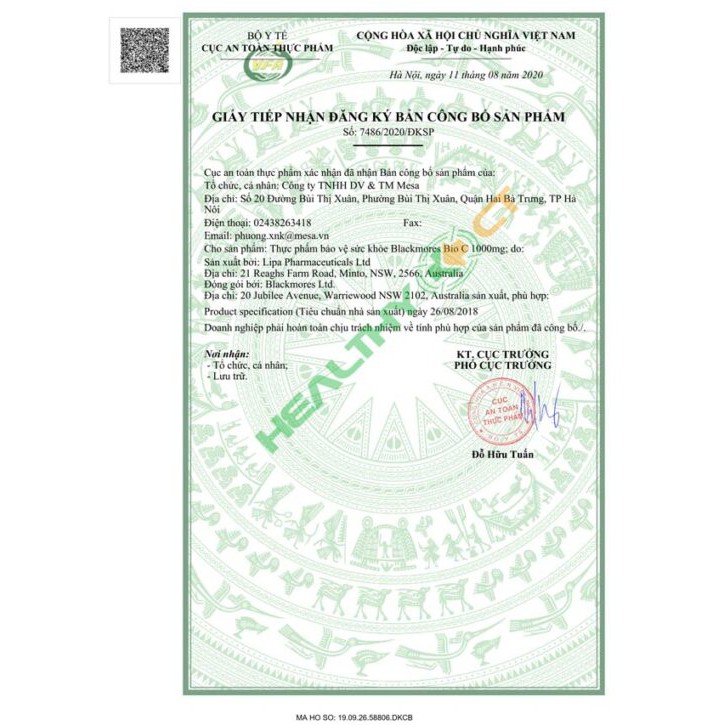 Viên Uống Vitamin C Blackmores Bio C 1000mg Lọ 31 Viên