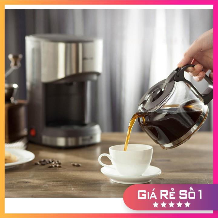 Máy Pha Cà Phê BEAR 𝗙𝗥𝗘𝗘 𝗦𝗛𝗜𝗣 Tại Nhà Nhỏ Gọn Tiện Dụng KFJ Pha Cafe Dung Tích 700ml + Tặng Bình Giữ Nhiệt