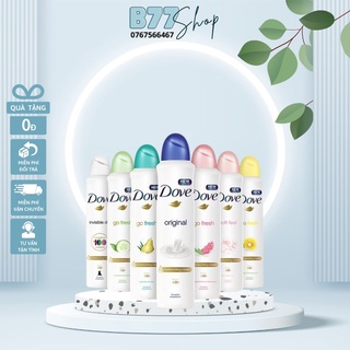 Xịt khử mùi toàn thân dove 150ml usa - xịt dove