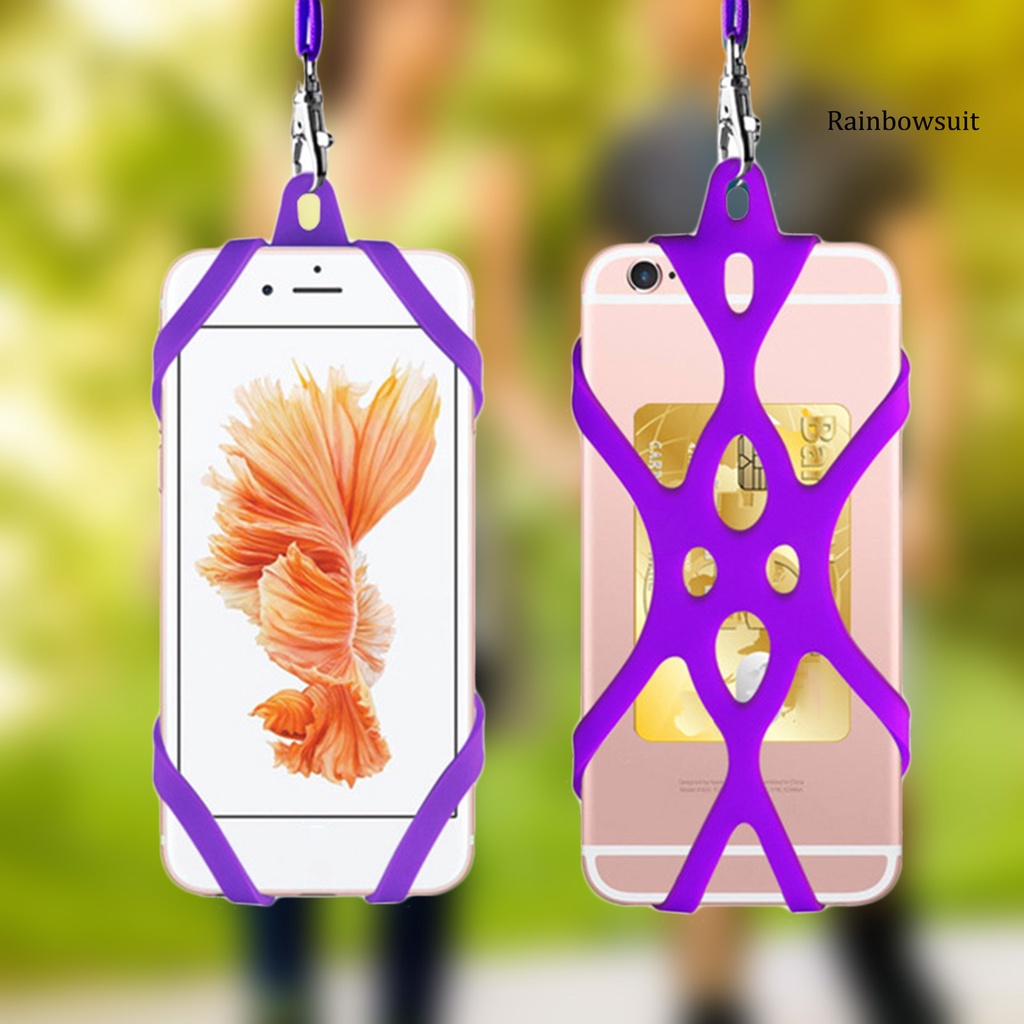 Ốp Điện Thoại Silicon Kèm Dây Đeo Cổ Tiện Dụng Cho Iphone