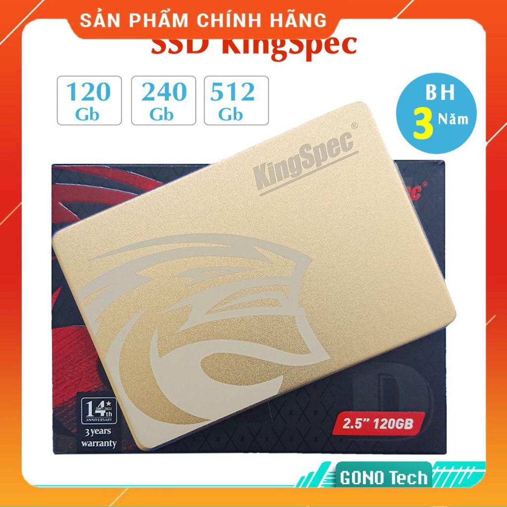 Ổ Cứng SSD KINGSPEC 120GB 240GB - Hàng chính hãng Mai Hoàng | BigBuy360 - bigbuy360.vn