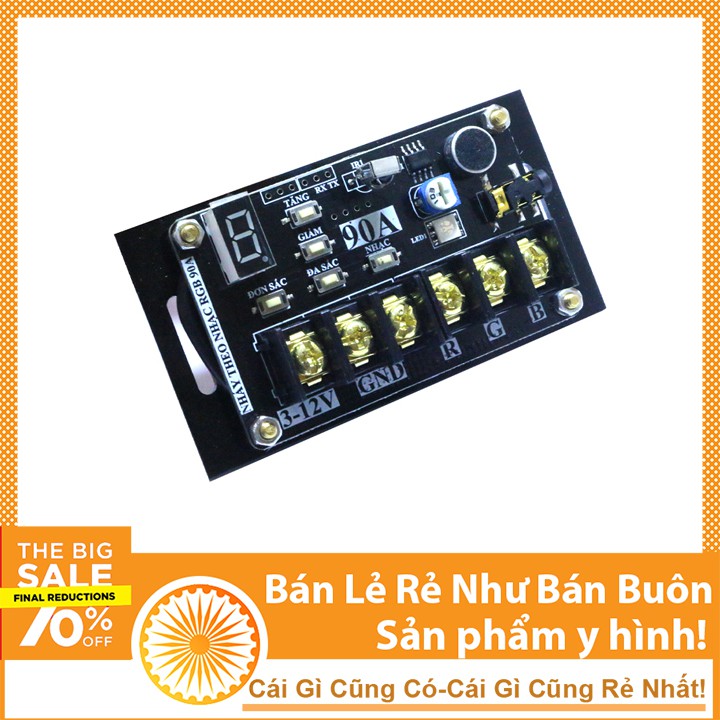 Mạch Nháy Theo Nhạc 7 Màu 90A OneLed