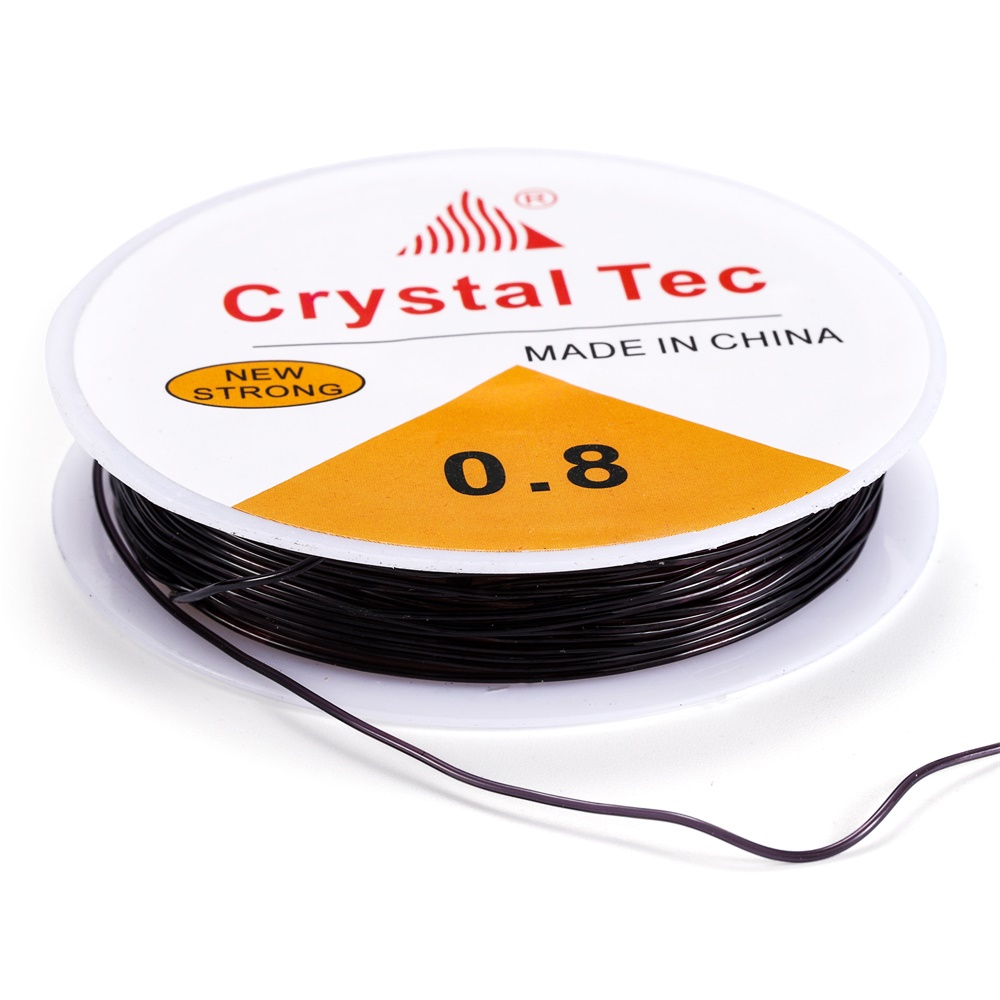 Cuộn dây ST.KUNKKA đường kính 2.5m đường kính 0.8mm co giãn nhiều màu sắc dùng làm trang sức thủ công