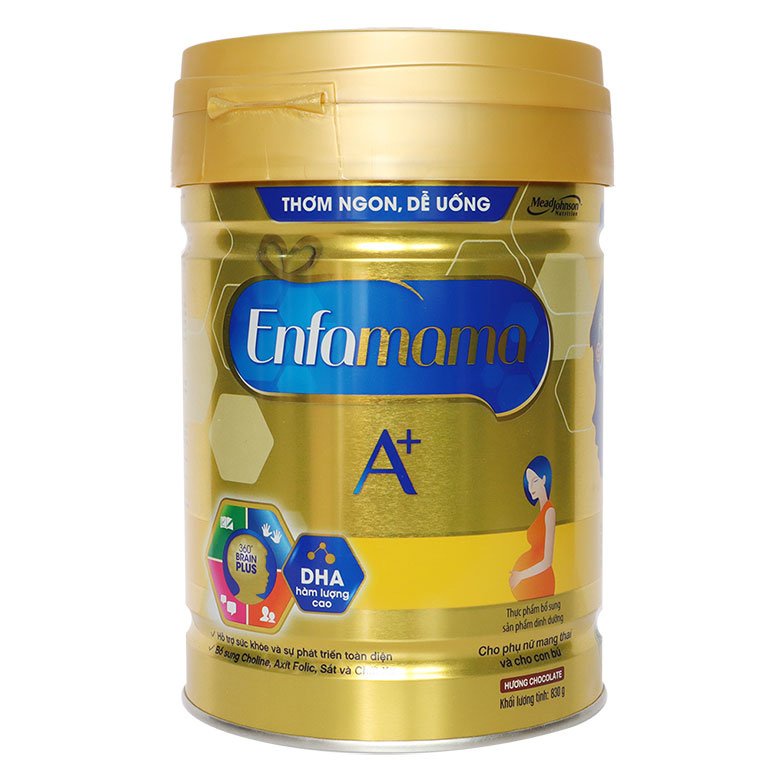 Sữa bột Enfa A+ Mama Chocolate 830g