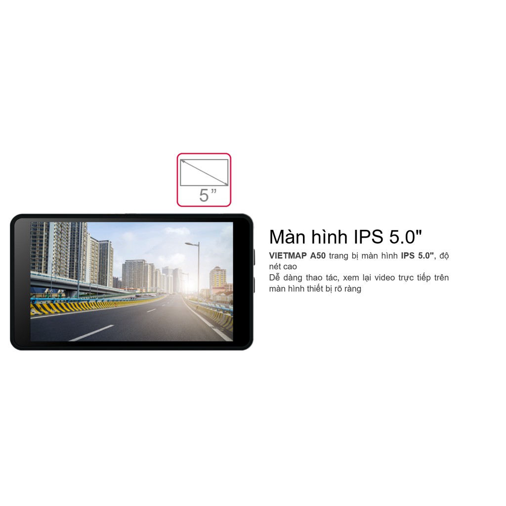 CAMERA HÀNH TRÌNH VIETMAP A50